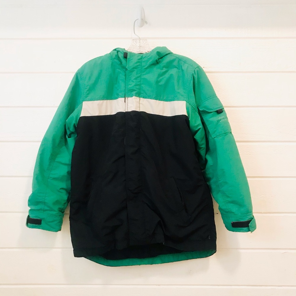 Gap Kids Hooded Fleece-Lined Waterproof Coat Windbreaker Jacket